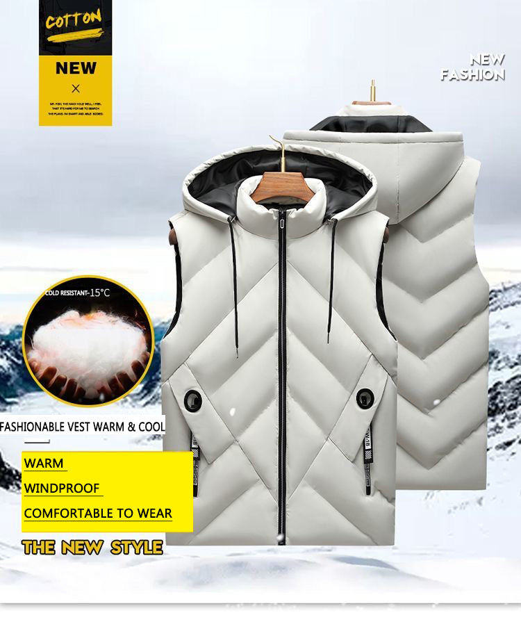 Unisex Puffer Vest - Sleeveless Thicken Down Jacket | Warm Winter Vest