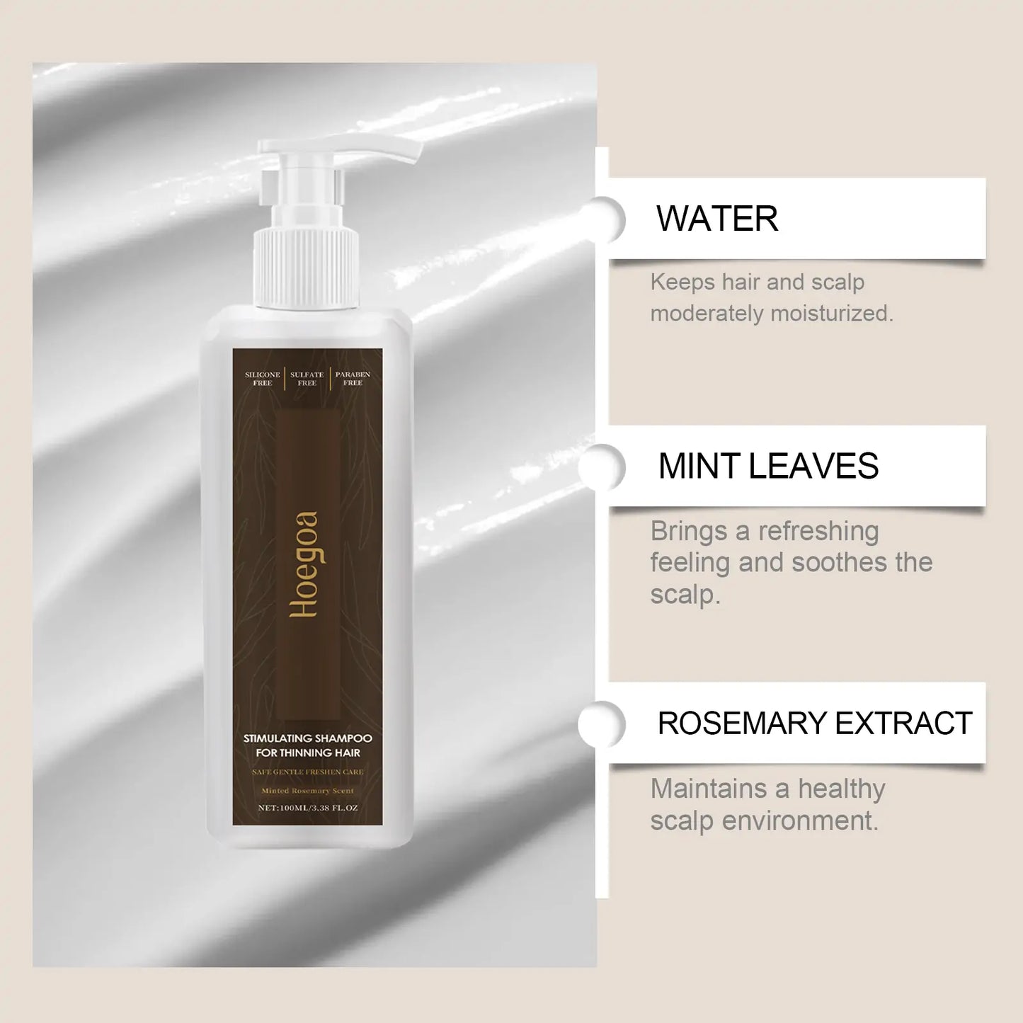 Hoegoa Hair Nourishing Shampoo – Moisturizing Care for Soft, Voluminous & Resilient Hair