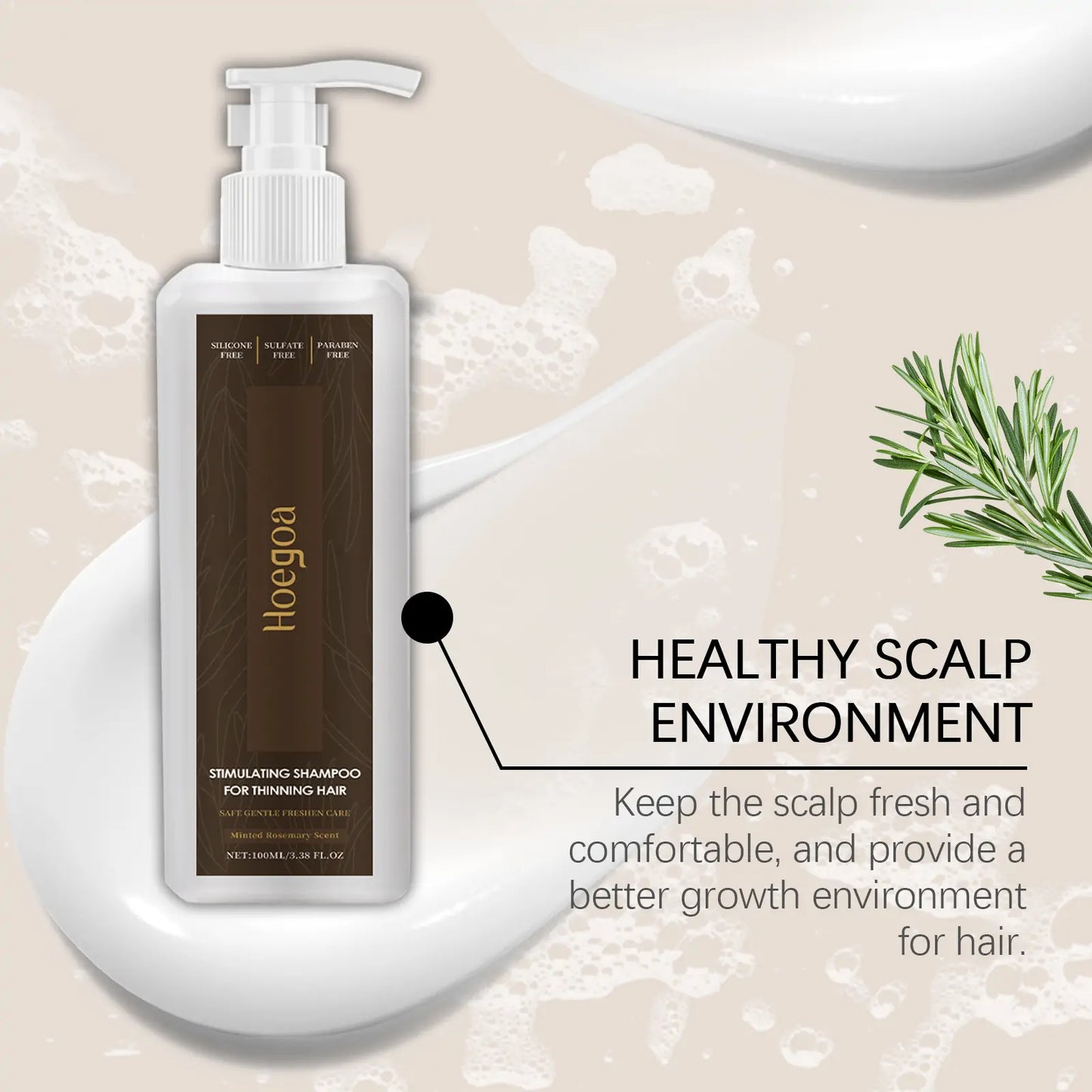 Hoegoa Hair Nourishing Shampoo – Moisturizing Care for Soft, Voluminous & Resilient Hair