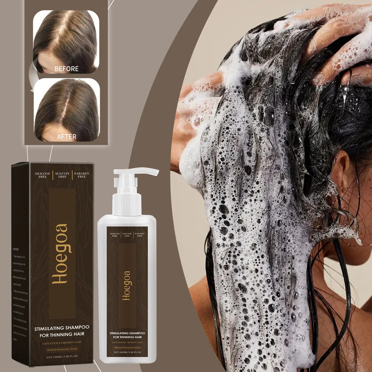 Hoegoa Hair Nourishing Shampoo – Moisturizing Care for Soft, Voluminous & Resilient Hair