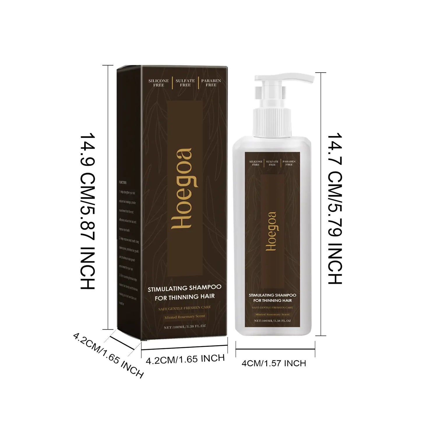 Hoegoa Hair Nourishing Shampoo – Moisturizing Care for Soft, Voluminous & Resilient Hair