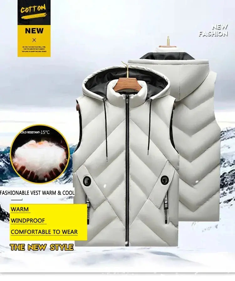 Unisex Puffer Vest - Sleeveless Thicken Down Jacket | Warm Winter Vest BEYOND INTERNATIONAL TRADE