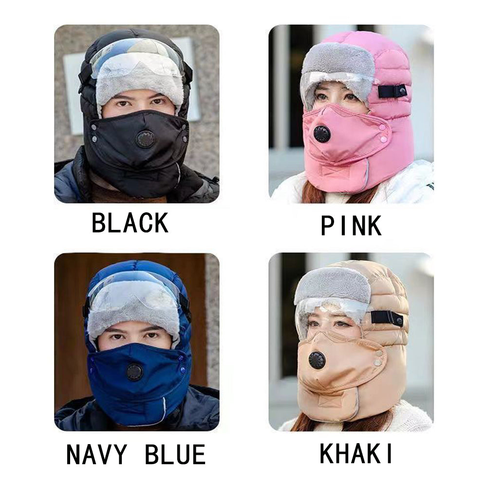 NEW ARRIVAL UNIVERSAL WARM FLEECE WINDPROOF SNOW-PROOF WATERPROOF CAP FOR HEAD FACE AND NECK PROTECTION FULLY PROTECTIVE OUTDOOR CYCLING HELMET