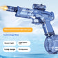 Electric Water Gun with Colored Lights – High-Speed Burst, Large Capacity Drum Magazine