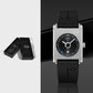 Square Calendar Quartz Watch for Men & Women | Sporty Alloy Case Wristwatch