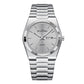 Men's Ultra-Thin Quartz Watch - Stainless Steel Butterfly Clasp, Calendar & Weekday Display