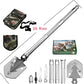 46.45" Stainless Steel Folding Survival Shovel Multi-Tool Kit BEYOND INTERNATIONAL TRADE