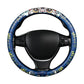 Oriental Cloud Pattern Steering Wheel Cover - Premium Leather Car Accessory BEYOND INTERNATIONAL TRADE