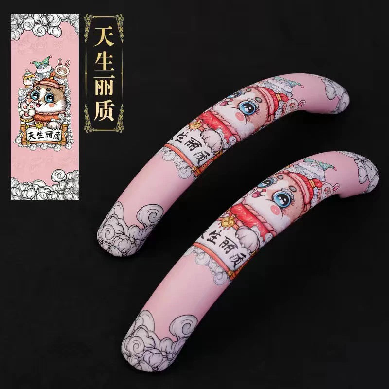 Oriental Cloud Pattern Steering Wheel Cover - Premium Car Interior Decor