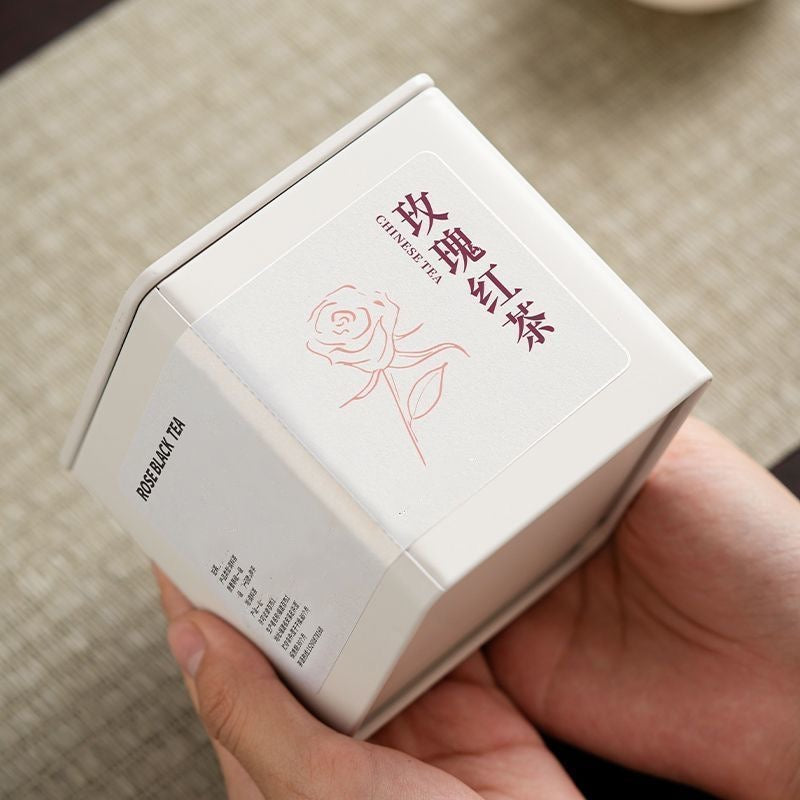 Premium Rose Black Tea - Floral Infused Loose Leaf