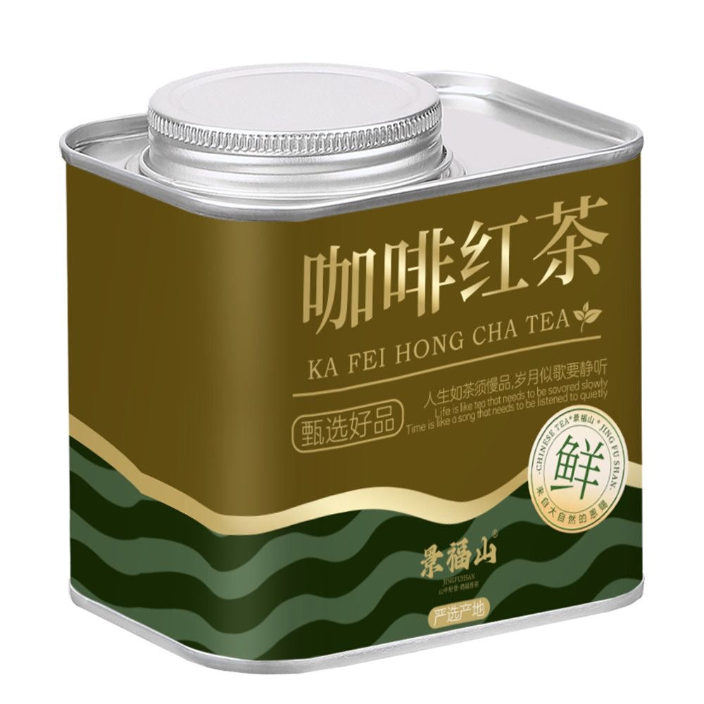 Coffee- black tea-Jin Jun Mei black tea-Arabica beans-fitness yoga-low-calorie canned