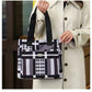 Geometric Pattern nylon Tote Bag - Modern Design Shoulder Bag BEYOND INTERNATIONAL TRADE