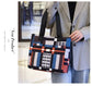 Geometric Pattern nylon Tote Bag - Modern Design Shoulder Bag BEYOND INTERNATIONAL TRADE