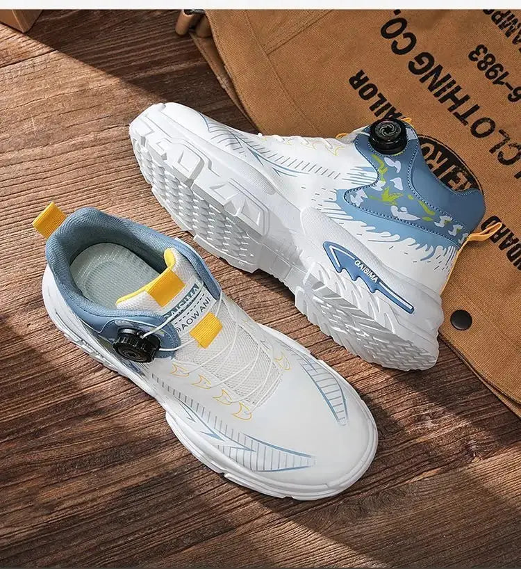 Trendy Elevator Sneakers - Dial Lacing System Height Increasing Shoes 6-10CM BEYOND INTERNATIONAL TRADE