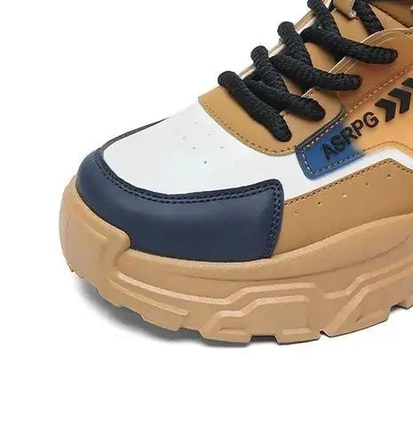 Chunky Platform Elevator Sneakers - Retro Style Height Increasing Shoes 6-10CM BEYOND INTERNATIONAL TRADE