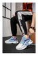 Trendy Casual Athletic Sneakers - Premium Comfort Sports Shoes with Wave Design
