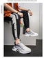 Trendy Casual Athletic Sneakers - Premium Comfort Sports Shoes with Wave Design