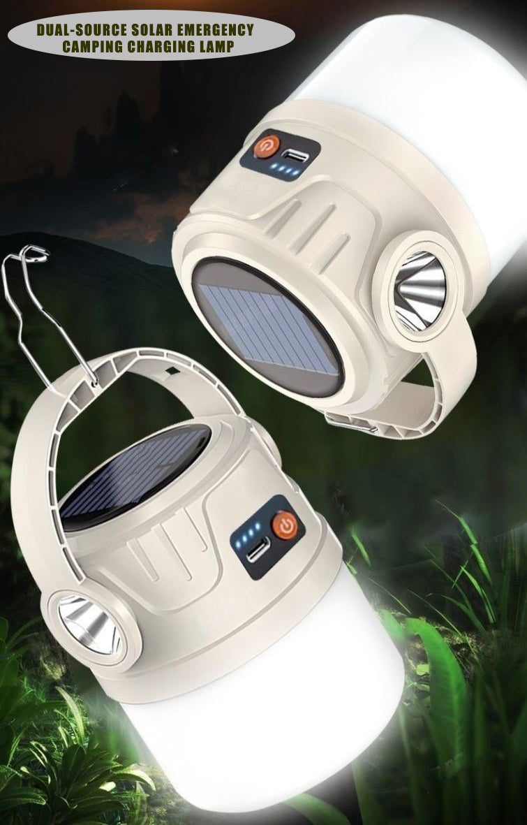 Multifunctional Solar Outdoor Camping Lantern - Emergency Rechargeable Light