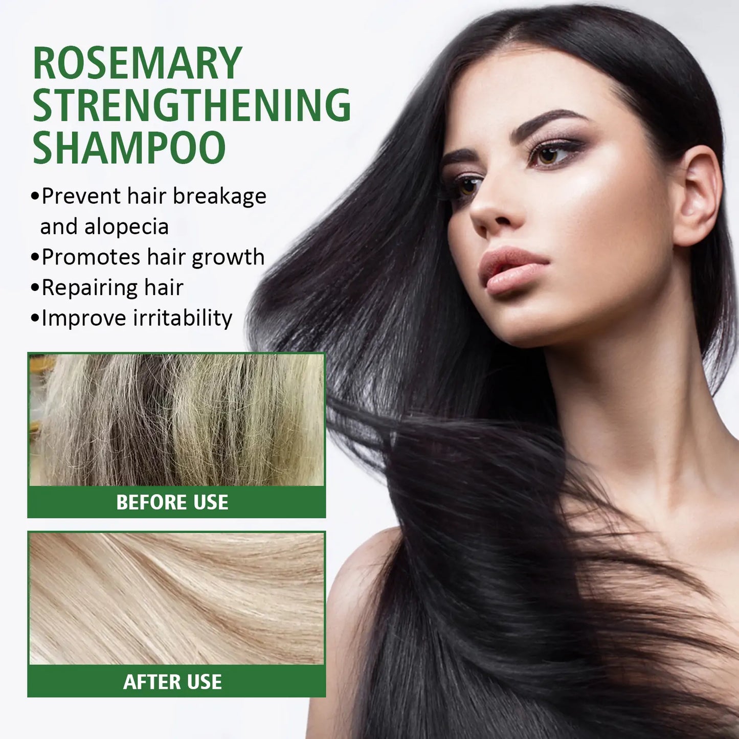 Jaysuing Rosemary Shampoo – Anti-Hair Loss, Oil Control, Volumizing & Smoothing