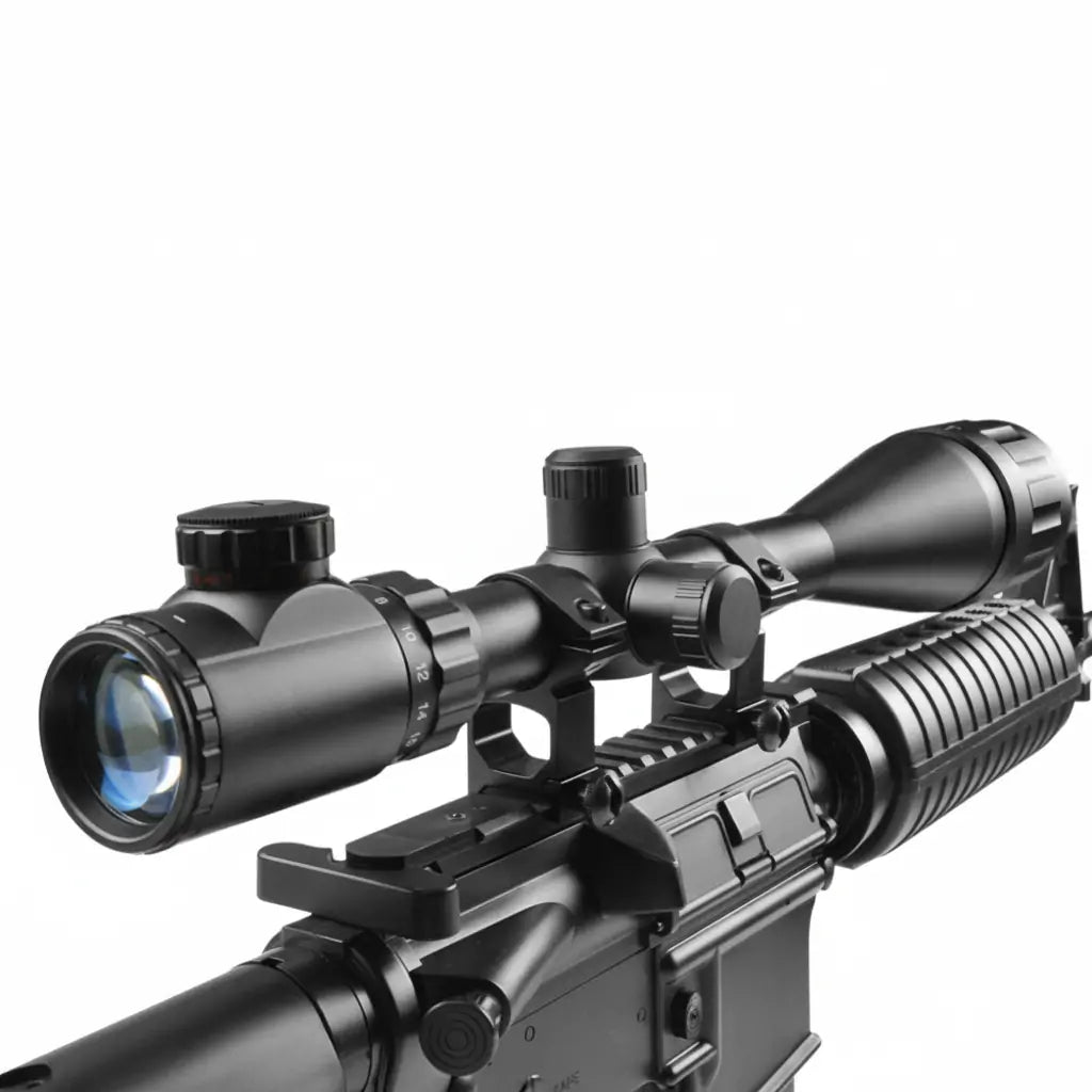 6-24X50AOE Tactical Rifle Scope - HD Optical Shockproof Scope with Red/Green Illuminated Reticle