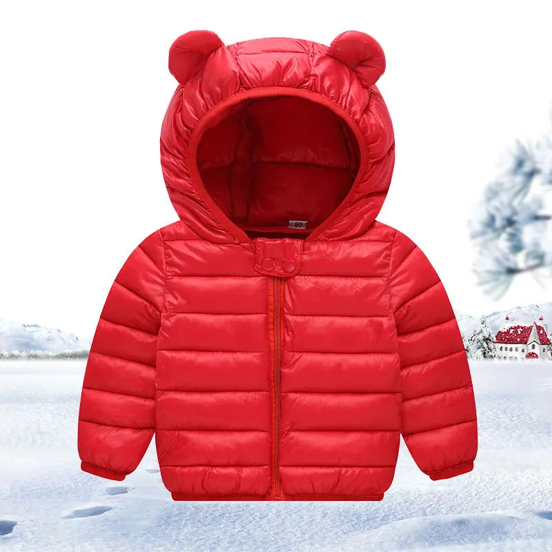 Baby Winter Autumn Hooded Coats Puffer Jacket Coats Boys Girls Winter Warm Down Jackets Toddler Baby Short Down Coats BEYOND INTERNATIONAL TRADE
