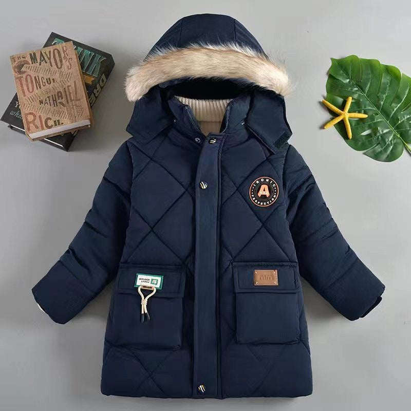 Children's Winter Coat - Hooded Cotton Padded Jacket | Kids Warm Outerwear