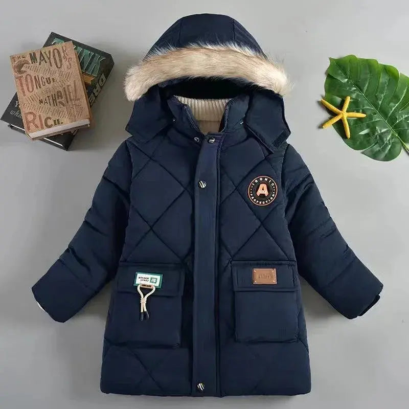 Children's Winte coat- Hooded Cotton Padded Jacket | Kids Warm Outerwear BEYOND INTERNATIONAL TRADE