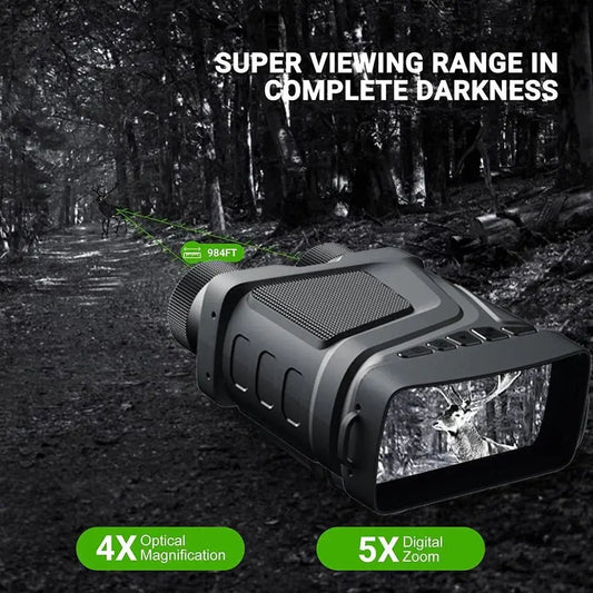 Rechargeable Night Vision Binoculars 850nm Infrared HD 5X Zoom | Hunting Camping BEYOND INTERNATIONAL TRADE