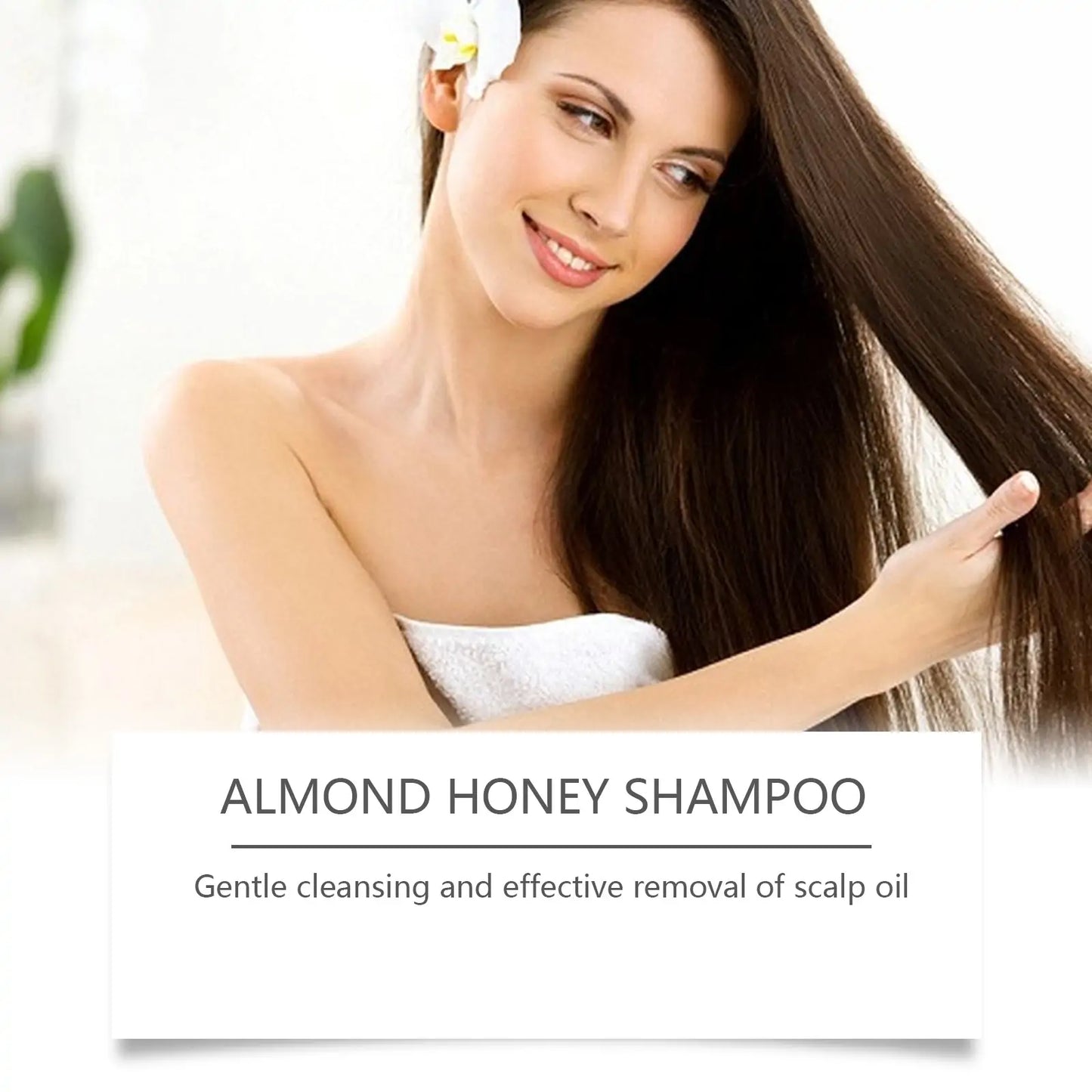Almond Honey Shampoo – Nourishing Care for Silky, Shiny & Voluminous Hair