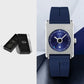 Square Calendar Quartz Watch for Men & Women | Sporty Alloy Case Wristwatch