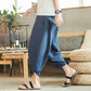 Linen Harem Pants Men - Loose Summer Trousers | Vintage Style Casual Wear BEYOND INTERNATIONAL TRADE