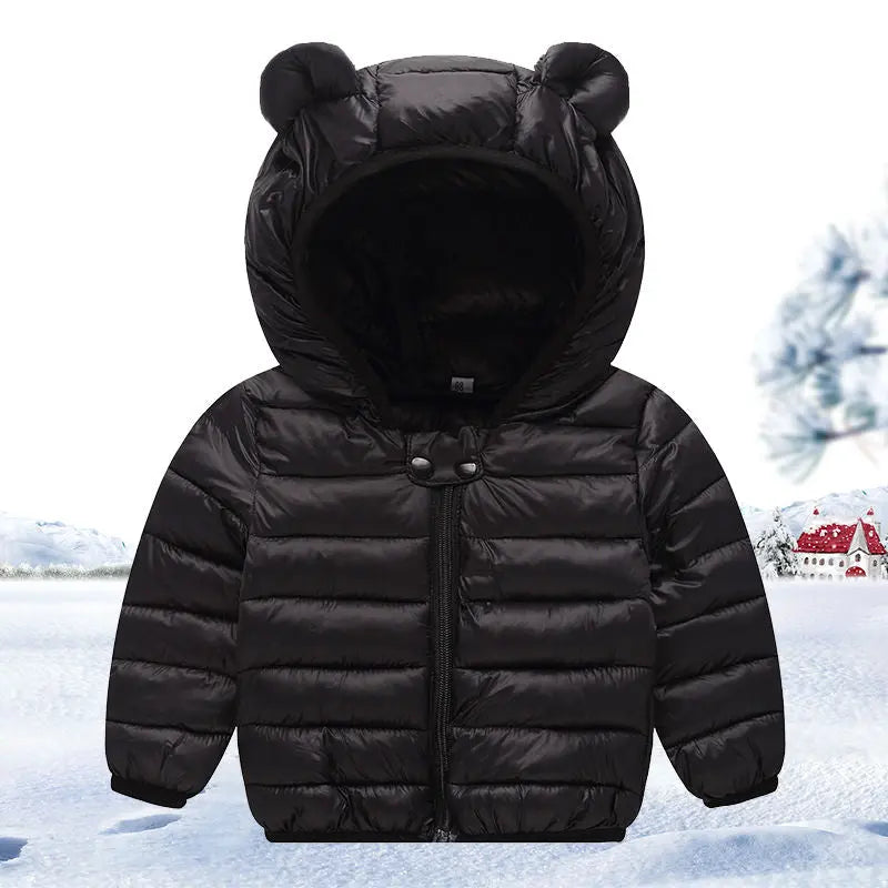 Baby Winter Autumn Hooded Coats Puffer Jacket Coats Boys Girls Winter Warm Down Jackets Toddler Baby Short Down Coats BEYOND INTERNATIONAL TRADE