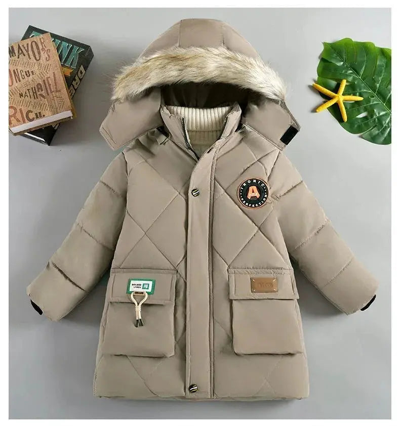 Children's Winte coat- Hooded Cotton Padded Jacket | Kids Warm Outerwear BEYOND INTERNATIONAL TRADE