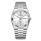 Men's Ultra-Thin Quartz Watch - Stainless Steel Butterfly Clasp, Calendar & Weekday Display