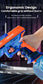 Electric Water Battle Gun – Auto Squirt Pistol with LED Light & 500ml Drum Tank