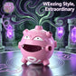 Koffing Multi-Functional Desktop Ornament, 3-in-1 Incense Burner, Ashtray & Storage Box, Cute Cartoon Figurine Home Decor Gift