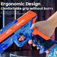 Electric Water Battle Gun – Auto Squirt Pistol with LED Light & 500ml Drum Tank