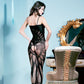 Women's Sexy Lingerie Bodysuit – Mesh Net Open Crotch Suspender Nightwear