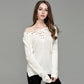 Women's V-Neck Knit Pullover Sweater | Soft Stretch Tunic Knitwear