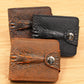 Men's Crocodile Texture Bifold Wallet – PU Leather Magnetic Clasp Purse