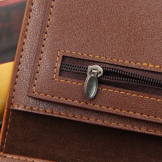 Men's Alligator Print Long Wallet | Luxury Bifold Suit Bag with Hinge Clasp