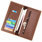 Men's Alligator Print Long Wallet | Luxury Bifold Suit Bag with Hinge Clasp