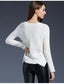 Women's Round Neck Pullover Sweater | Soft Acrylic Knit Autumn Winter Jumper