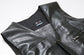 Men's Thick PU Leather Waistcoat | Middle-Aged Autumn Winter Warm Vest & Jacket