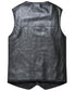 Men's Thick PU Leather Waistcoat | Middle-Aged Autumn Winter Warm Vest & Jacket