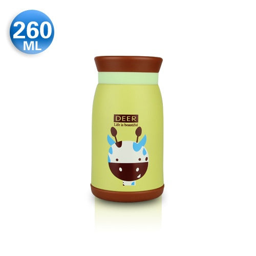 Cartoon Stainless Steel Thermos Cup 260ml | Vacuum Insulated Travel Mug Funny Gift