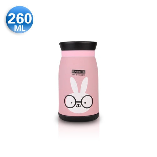 Cartoon Stainless Steel Thermos Cup 260ml | Vacuum Insulated Travel Mug Funny Gift