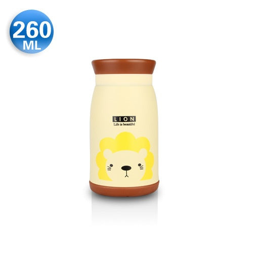 Cartoon Stainless Steel Thermos Cup 260ml | Vacuum Insulated Travel Mug Funny Gift