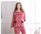 Coral Fleece Pajama Set | Long Sleeve Winter Flannel Nightwear for Women & Men