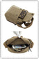 Unisex Canvas Crossbody Satchel Bag | Casual Single Shoulder Outdoor Travel Bag